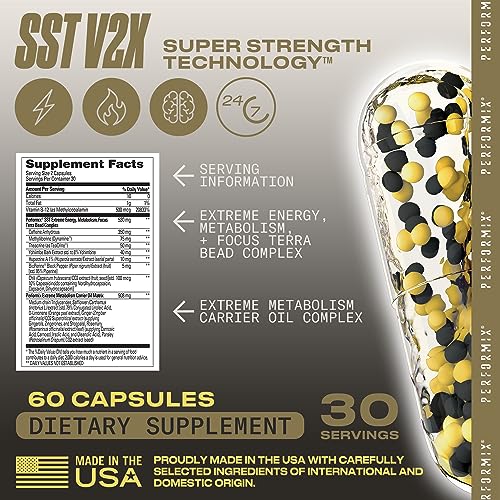 PERFORMIX - SST V3X - Pre Workout - 350 mg Caffeine - Energy Supple PERFORMIX buy supplements canada