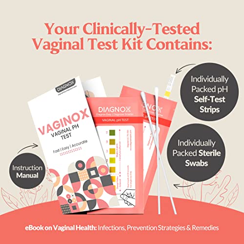 Vaginal PH Test Kit with Sterile Swabs and eBook - Vaginal PH Balance and Yeast Infection Test DIAGNOX HEALTH buy supplements canada