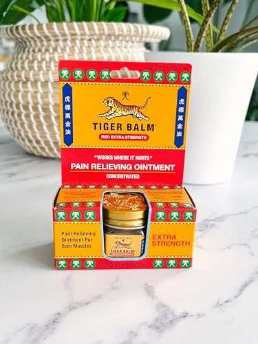Tiger Balm Pain Relieving Ointment, Extra Strength, 0.63 Ounces (Pack of 3) Tiger Balm buy supplements canada