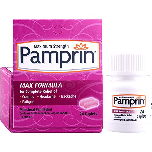 Pamprin Max Menstrual Pain Relief, Maximum Strength, Caplets, 24 ct. Pamprin buy supplements canada