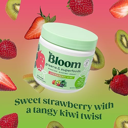 Bloom Nutrition Super Greens Powder Smoothie & Juice Mix (Strawberry Kiwi) Bloom Nutrition buy supplements canada
