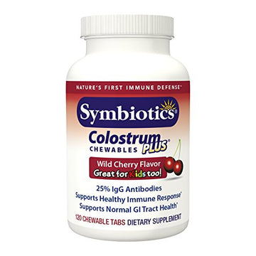 Symbiotics Colostrum 120ct Chewables Plus - Immunity Support for Adult & Kids Symbiotics buy supplements canada