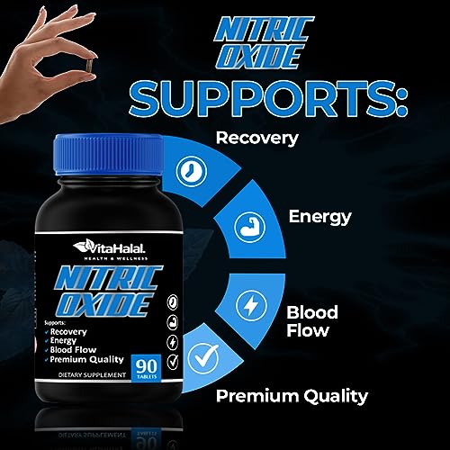 VitaHalal Nitric Oxide Supplement - Powerful Nitric Oxide Booster for Men to Support Blood VitaHalal buy supplements canada