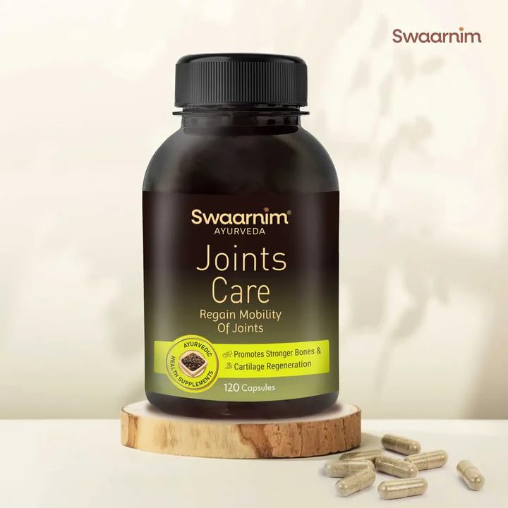 Swaarnim Joints Care - Enriched with Arjuna & Natural Herbs - Joint Health Supplement 100% Natural, No Added Chemicals - 120 Capsules Swaarnim buy supplements canada