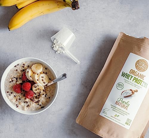 Ekopura Organic Whey Protein 500g | 80% Protein | Hormone Free, GMO-Free, Soy-Free, Additive Free Ekopura buy supplements canada