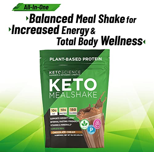 Keto Science Plant Based Protein, Keto Meal Shake, Supports Weight Management Keto Science buy supplements canada