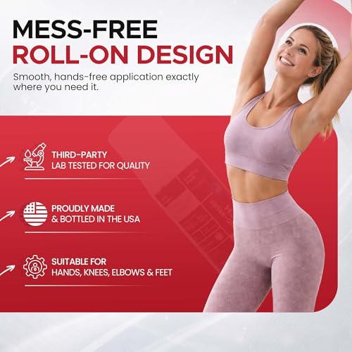 BIO-RELIEF +CH Pain Relief Roll On w 10% Methanol | Highly Effective, Cool & Topical Pain Relief Extra Strength for Arthritis,Muscle,Joint & Back | Easy Roll On Maximum Strength, Made in USA Scientific Solutions Global buy supplements canada