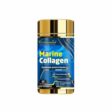 Vitaminnica Marine Collagen Capsules with Hyaluronic Acid & Vitamin C - Skin, Hair, Bones & Joints Vitaminnica Because your Health Matters buy supplements canada