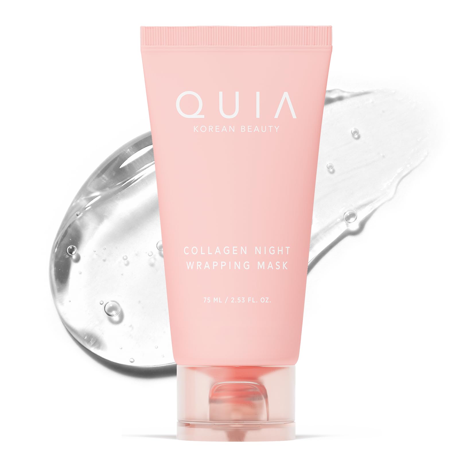 QUIA Collagen Wrapping Mask 75ml - Clinical +92% Firmer Appearance - Overnight Glass Skin Peel Off - Korean Skincare QUIA Beauty buy supplements canada