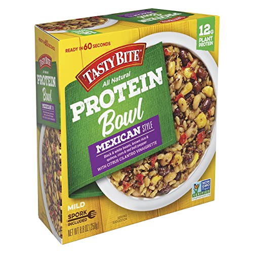 TASTY BITE Mexican Protein Bowl, 8.8 Ounce, Pack of 6, Ready to Eat, Microwaveable TASTY BITE buy supplements canada