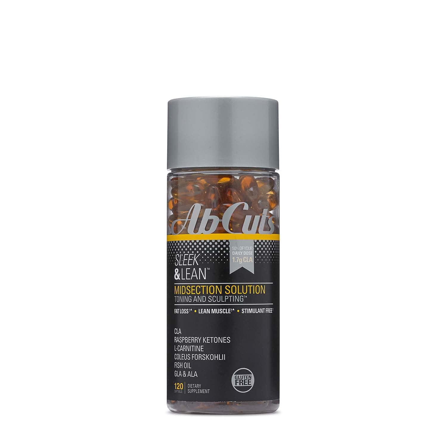 AbCuts Sleek and Lean - 120 Easy-to-Swallow Softgels - CLA Supplement, Fish Oil AbCuts buy supplements canada