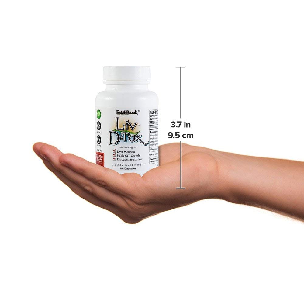 Liv D-Tox - 60 Capsules - Liver Detox and Cleanse Support Health Supplement, with Turmeric The Delgado Protocol for Health buy supplements canada