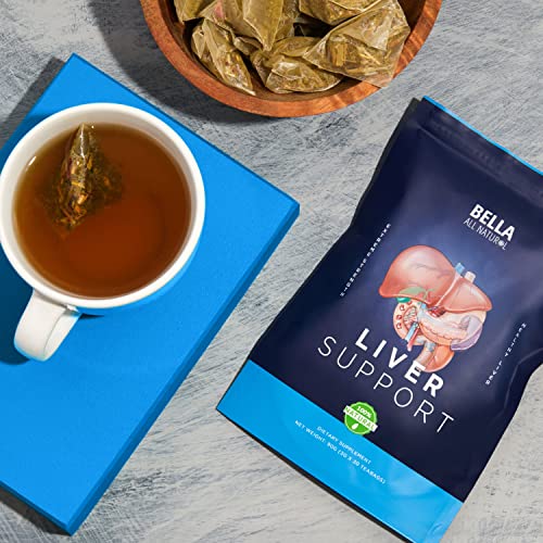 Bella All Natural Liver Detox Drink - Liver Cleanse Detox & Repair Tea with Blessed Thistle Bella All Natural buy supplements canada