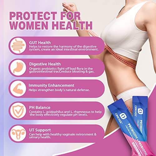 OMOGS Women's Probiotic,120-Billion-CFUs, 18 Strains, with 3 Prebiotics and Cranberry OMOGS buy supplements canada