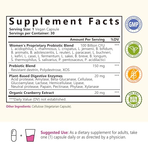 NatureMyst Women’s Probiotics 100 Billion, 20 Targeted Strains with Organic Cranberry NatureMyst buy supplements canada