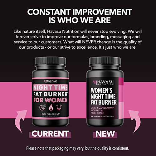 Night Time Fat Burner for Women | Weight Loss and Sleep Support Blend With Vitamin D HAVASU NUTRITION buy supplements canada