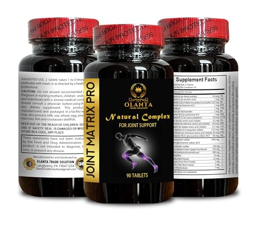 Joint Matrix PRO Natural Complex - Support Muscle Recovery, Full Joint Support, Flexibility Supplements, Natural Muscle Support - 2 Bottles 180 Tablets OLANTA TRADE SOLUTION buy supplements canada