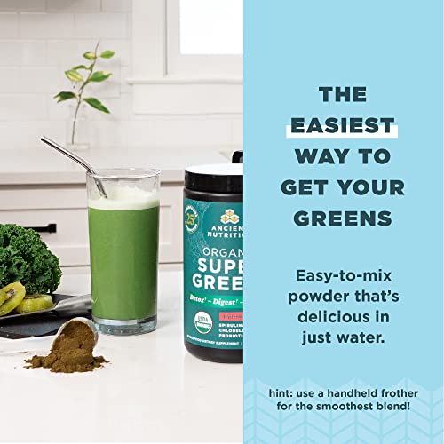 Ancient Nutrition Organic Watermelon Supergreens, 8.82 OZ Ancient Nutrition buy supplements canada
