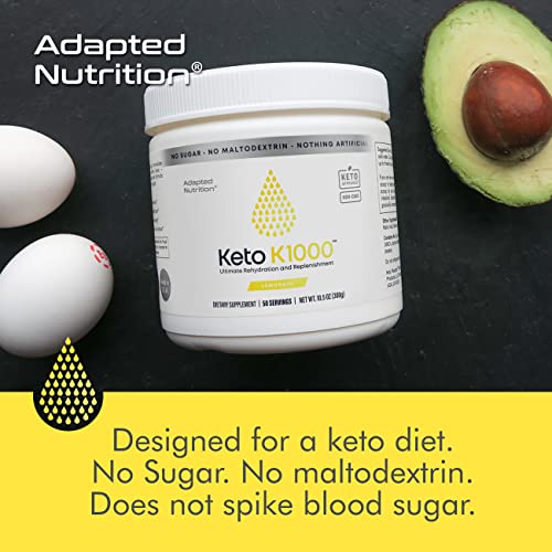 Hi-Lyte Keto K1000 Electrolyte Powder | Lemonade | Hydration Supplement Drink Mix Hi-Lyte buy supplements canada