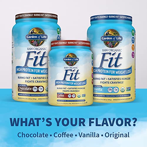 Garden of Life Raw Organic Fit Vegan Protein Powder Chocolate, 28g Plant Based Protein Garden of Life buy supplements canada
