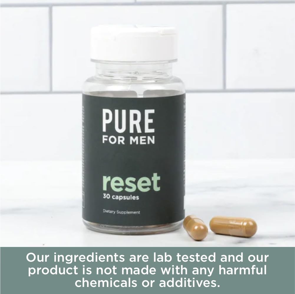 Pure for Men Detox Supplement, Reset | Promotes Digestive & Gut Health Pure for Men buy supplements canada