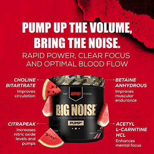 REDCON1 Big Noise Non-Stim Pre Workout Powder - Pump, Muscular Endurance + Focus REDCON1 buy supplements canada