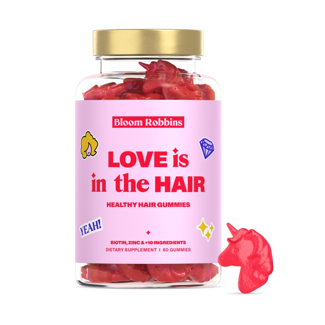 Bloom Robbins 60 Hair Gummies for Faster Hair Growth Vitamins for Women & 5000 MCG Bloom Robbins buy supplements canada