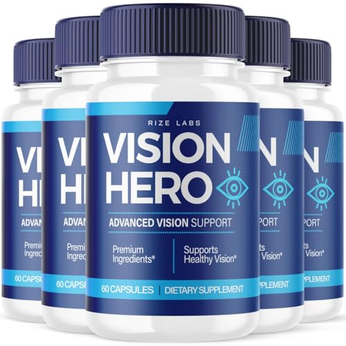 (5 Pack) Vision Hero Capsules - Vision Hero Eye Health Supplement for Healthy rize labs buy supplements canada