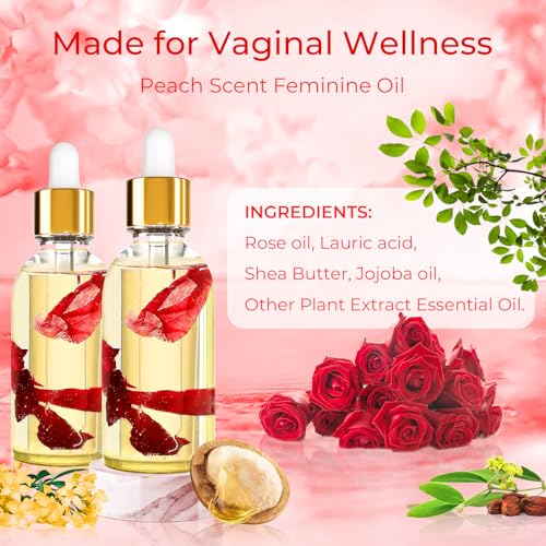 2PCS Yoni Oil Organic Feminine Oil Vaginal Moisturizer - Ph Balance for Women - Feminine Deodorant BASSI buy supplements canada