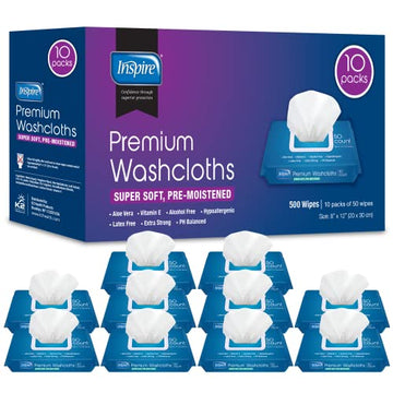 Inspire Adult Wet Wipes, Adult Wash Cloths, Adult Wipes for Incontinence Inspire buy supplements canada