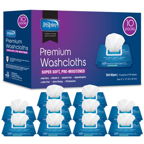 Inspire Adult Wet Wipes, Adult Wash Cloths, Adult Wipes for Incontinence Inspire buy supplements canada