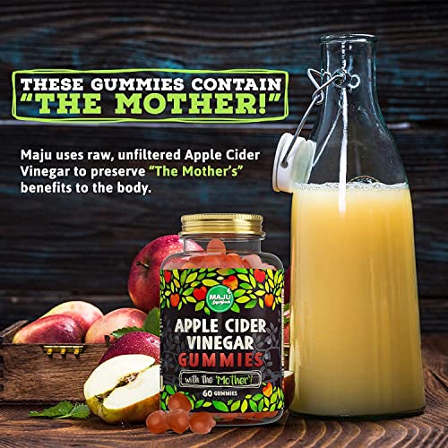 Apple Cider Vinegar Gummies with Mother - Weight Management & Detox - 2X Stronger Maju Superfoods buy supplements canada