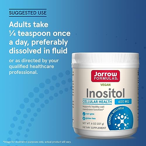 Jarrow Formulas Inositol 600 mg, Dietary Supplement for Cellular Health Support, 8 oz Jarrow Formulas buy supplements canada