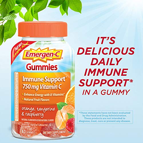 Emergen-C 750mg Vitamin C Gummies for Adults, Immune Support Gummies Emergen-C buy supplements canada