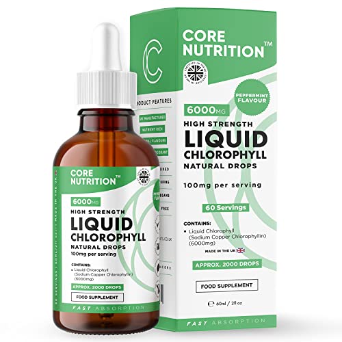 Core Nutrition Liquid Chlorophyll Drops for Water - 2 Fl. Oz for 60 Servings - 2 Month Supply Core Nutrition buy supplements canada