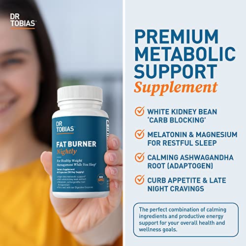 Dr. Tobias Fat Burner Nightly, Night Time Metabolic Support with White Kidney Bean Extract Dr. Tobias buy supplements canada