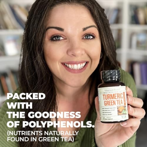 Green Tea Extract Capsules - Green Tea Supplement with Organic Turmeric Curcumin Vimerson Health buy supplements canada
