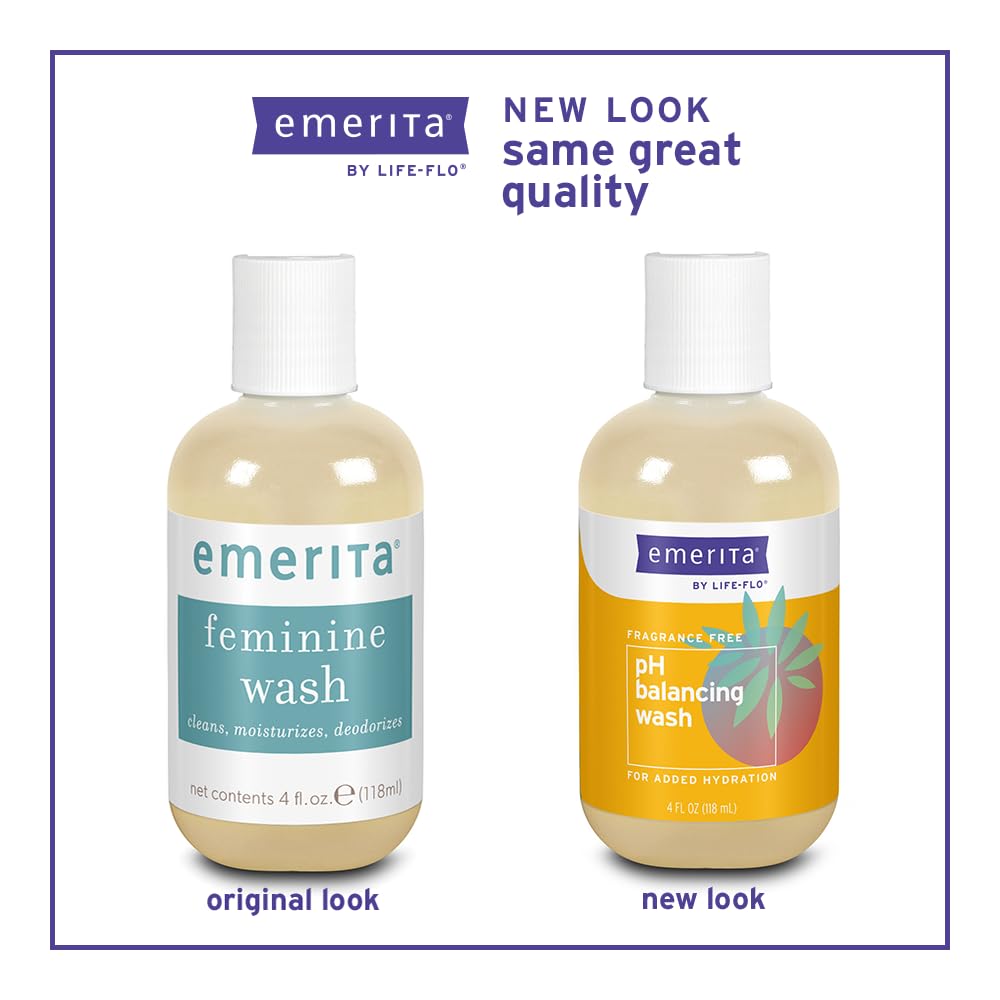 Emerita by Life-flo pH Balancing Feminine Wash, Hydrating Cleanser Soothes Delicate Areas Emerita buy supplements canada