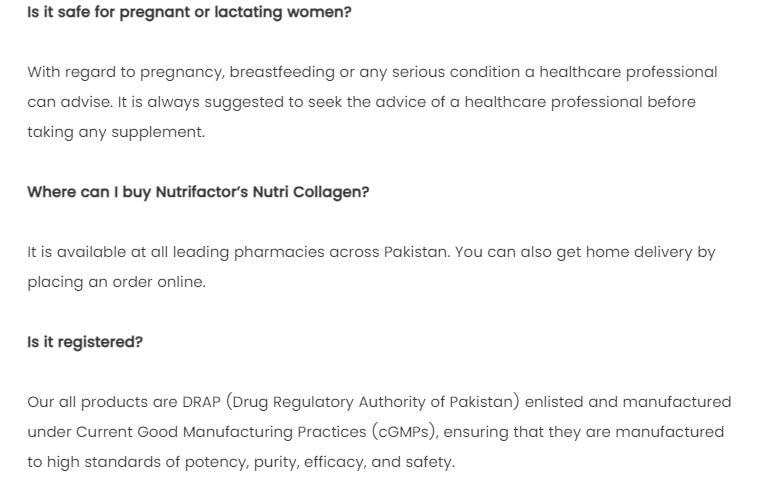 (Buy one, get one Free) Nutrifactor: Collagen: for Healthy Skin Nutrifactor buy supplements canada