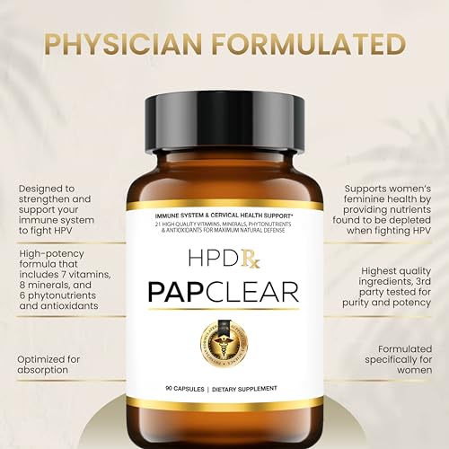 HPD Rx PAPCLEAR Physician Formulated | All Natural HPV Immune Support Supplement HPD Rx buy supplements canada