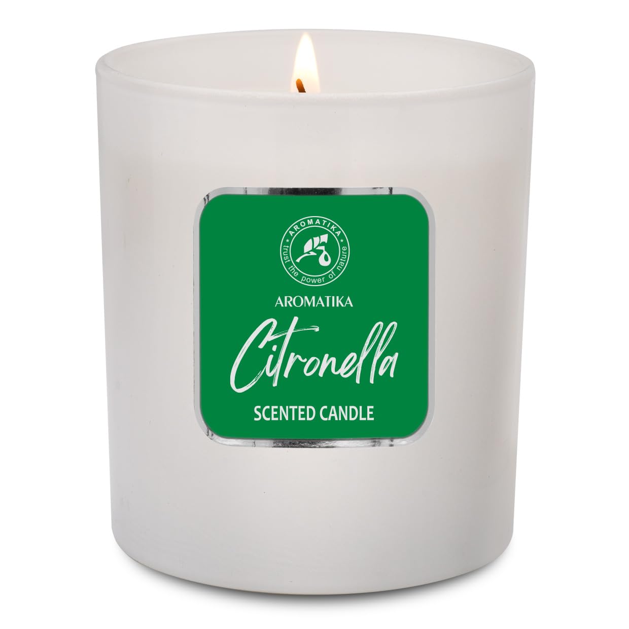 Scented Candle Citronella 200g - Aromatherapy Candle - Soy Wax Candles for Home Scented AROMATIKA buy supplements canada