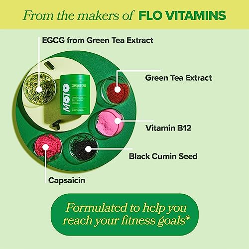 MOTO Metabolism Support for Women - Natural Energy, Curb Cravings, Healthy Metabolism - EGCG O Positiv buy supplements canada