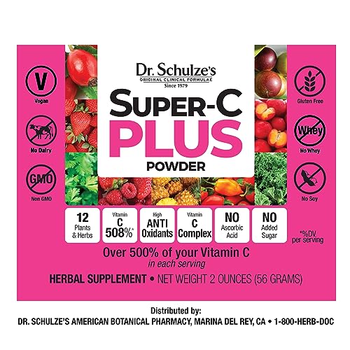 Dr. Schulze's | Super-C Plus Powder | Vitamin C Complex | Clinical Herbal Formula Dr. Schulze's buy supplements canada