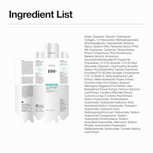 Anua PDRN Hyaluronic Acid 100 Moisturizing Cream, Lightweight, Non-Greasy Hydrating Face Moisturizer with Salmon DNA ANUA buy supplements canada