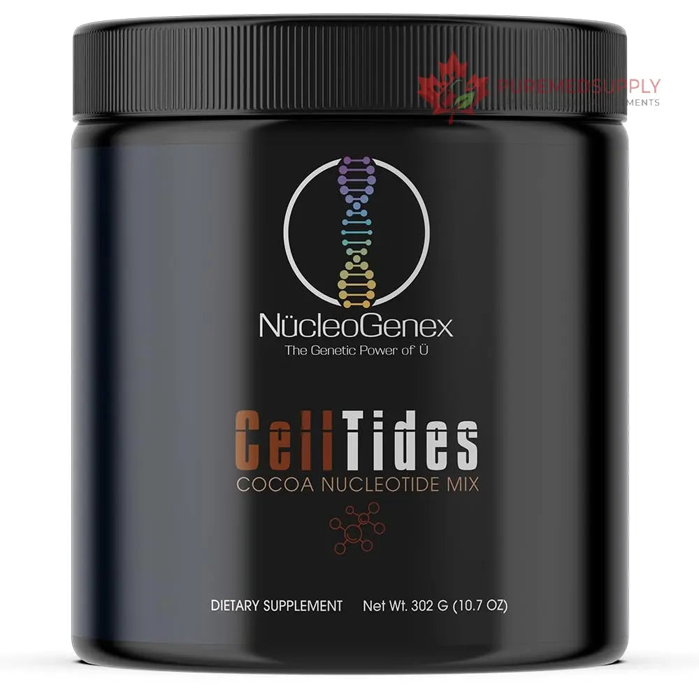 Nucleogenex - CellTides Cocoa Flavor - Nucleotide-Based Nutritional Supplement for Enhanced Cellular Health - Supports Digestive Health, Nutrient Absorption, and Microflora Growth - Net Wt. 302g NucleOGenex buy supplements canada