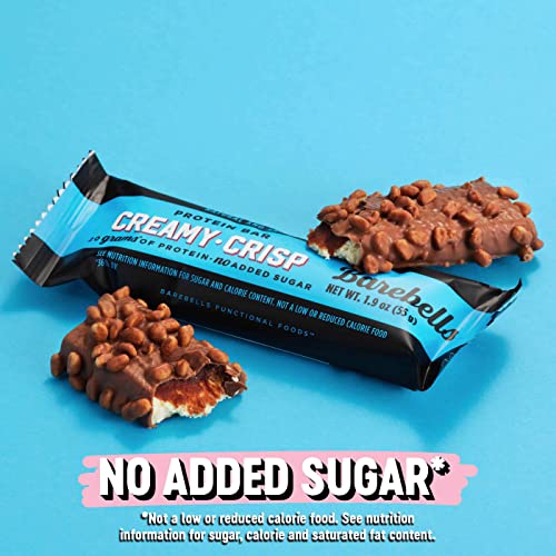 Barebells Protein Snacks Bars Creamy Crisp - 12 Count, 1.9oz Bars 55g of High Protein BAREBELLS buy supplements canada