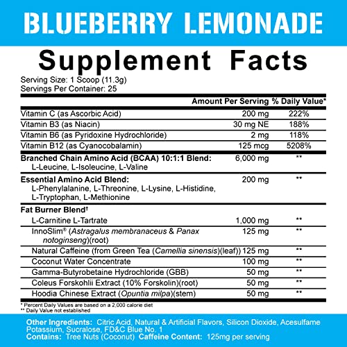 5% Nutrition Rich Piana AllDayYou Shred BCAA Powder | Amino Acid Supplement 5% Nutrition buy supplements canada
