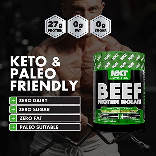 NXT Beef Protein Isolate 540g - High Protein Powder in Natural Amino Acids - Paleo, Keto Friendly NXT Nutrition buy supplements canada