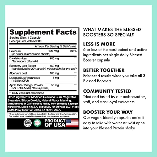 BLESSED Booster De-Bloat & Gut Fix - Daily De-Bloat & Gut Health for Belly Bloat Relief BLESSED buy supplements canada