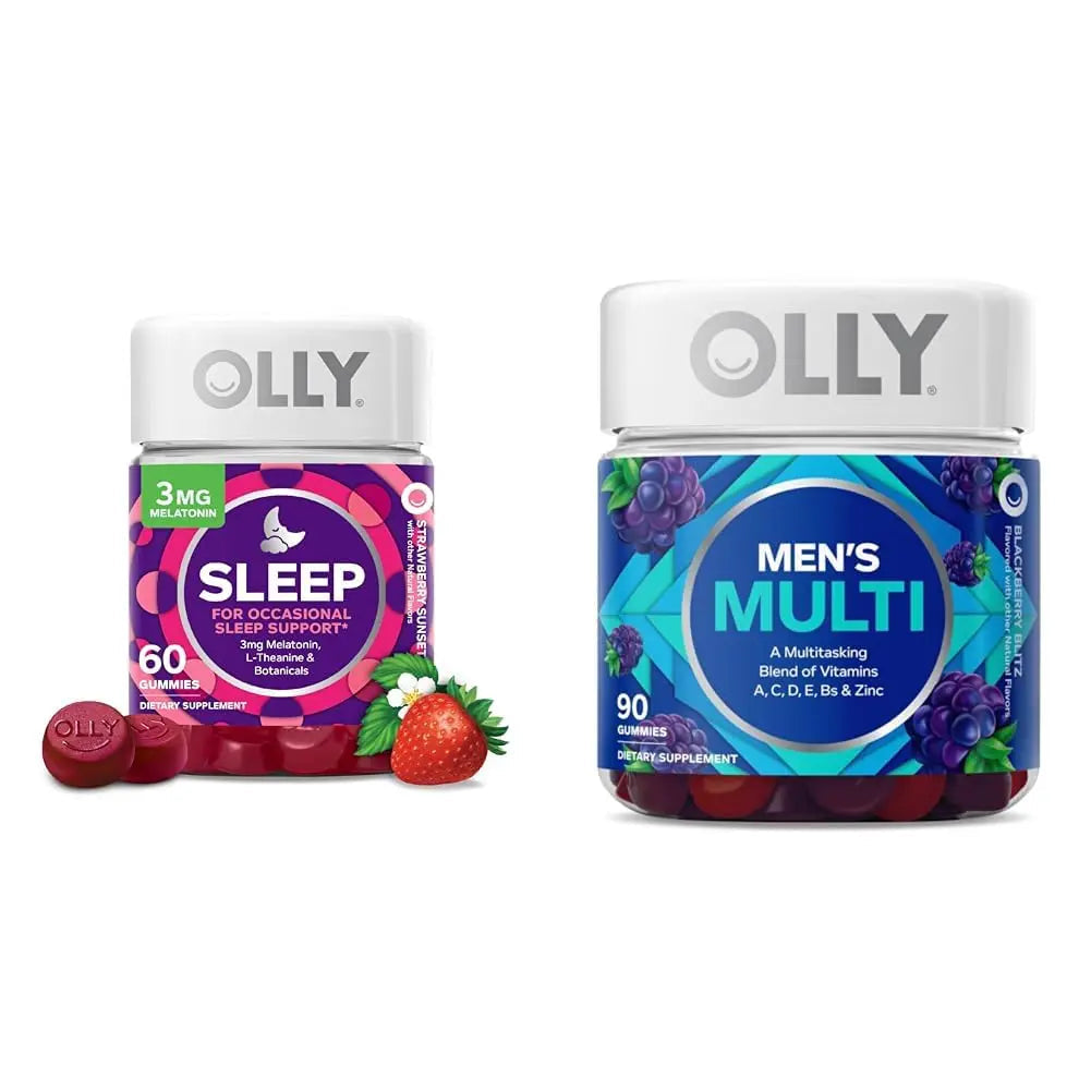 OLLY Sleep & Men's Multivitamin Gummy Bundles, Melatonin & Vitamin Supplements OLLY buy supplements canada